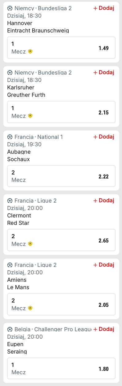 # Piątkowy maraton w Europie: Czy wysokie kursy przyniosą złoto? [KUPON]