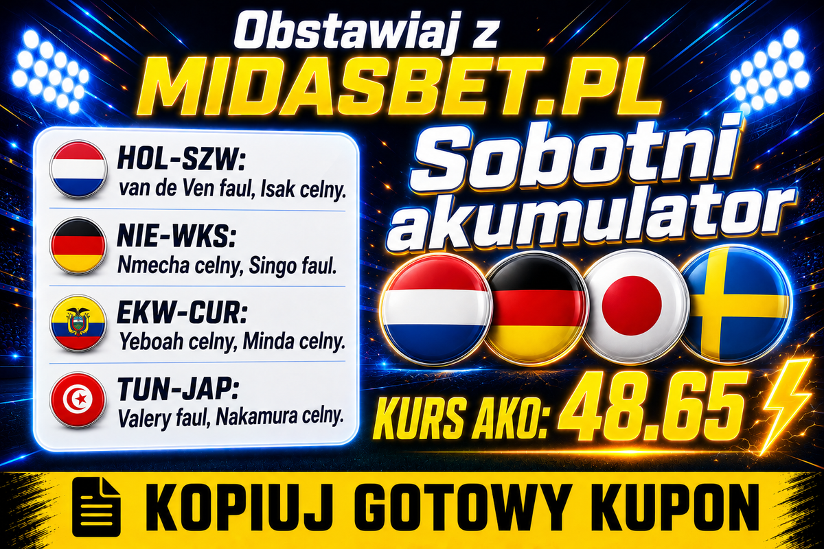 🏆  Statystyczny "SOBOTNI KUMULATOR" na dzisiejszy maraton! Kto zdominuje murawę?
