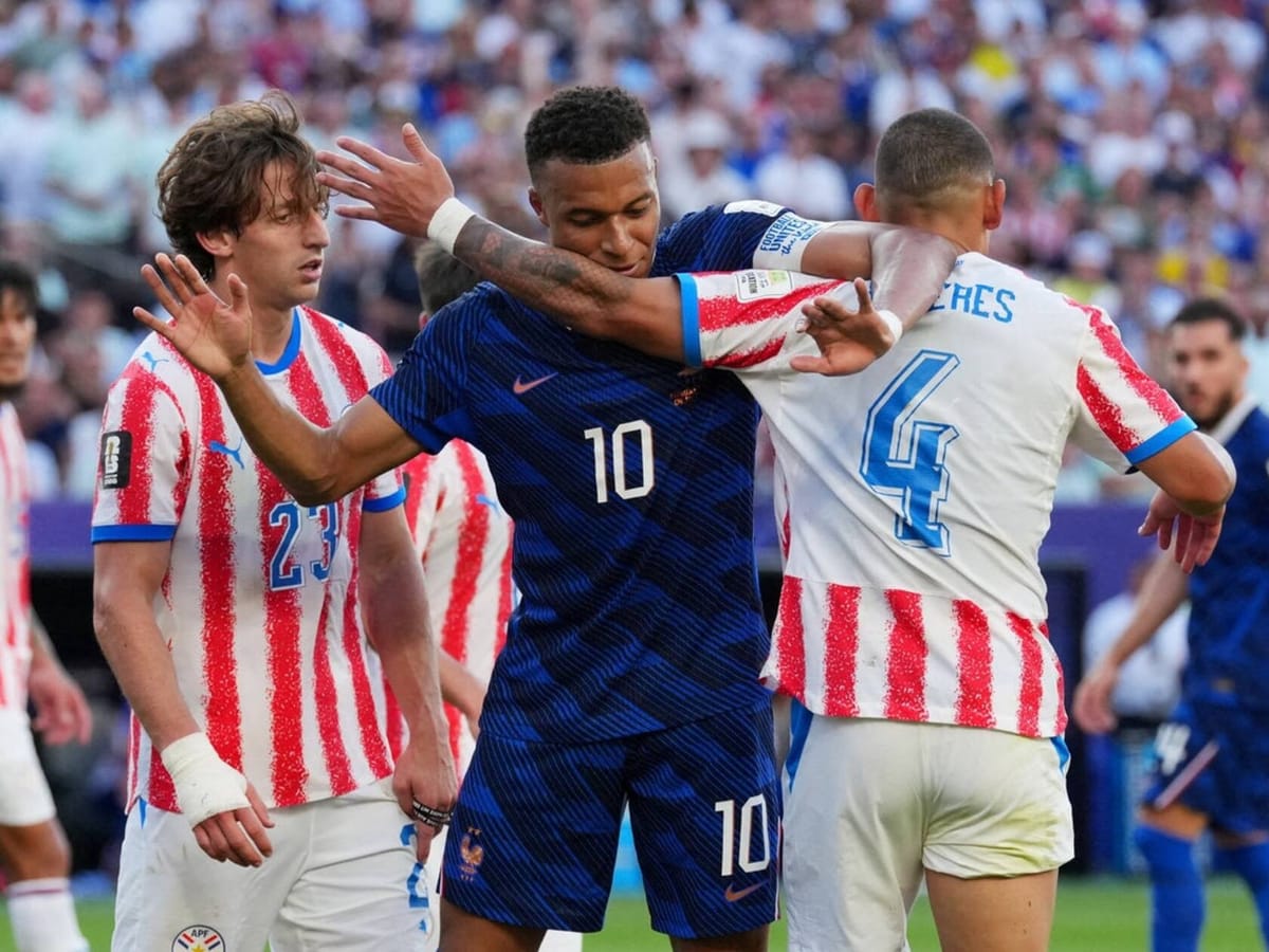 Paragwaj – Francja (0:1): Festiwal prowokacji w Filadelfii! Awans Francuzów w cieniu skandalu sędziowskiego.