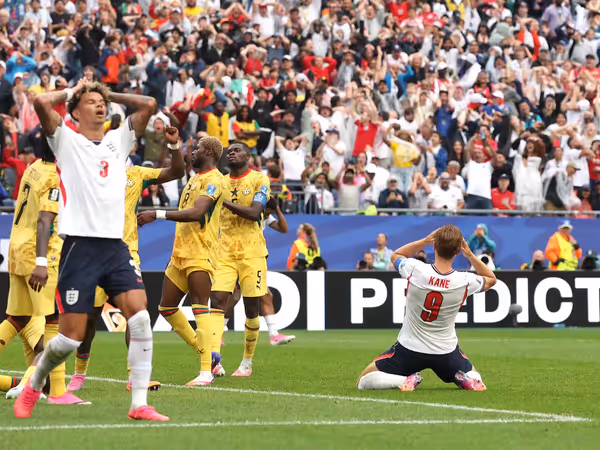 🏴󠁧󠁢󠁥󠁮󠁧󠁿 Anglia 0:0 Ghana 🇬🇭: Sensacja na Mundialu! Heroiczna obrona "Czarnych Gwiazd" zatrzymuje maszynę Tuchela
