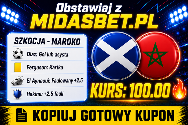 Szkocja - Maroko: Polowanie na kurs 100.00! Czy statystyki zawodników przyniosą fortunę? 🏴󠁧󠁢󠁳󠁣󠁴󠁿🇲🇦