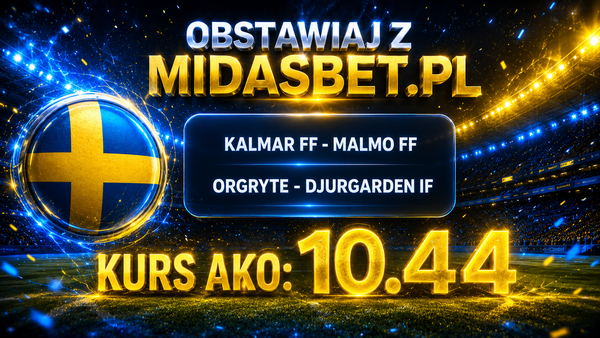 SZWEDZKA ALLSVENSKAN POD LUPĄ!  BET BUILDER NA DZISIEJSZE MECZE!